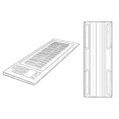 US Design Patent No. D809,588 – Luminary Roli Limited – Keyboard Instrument - Patents Rock - Russell IP