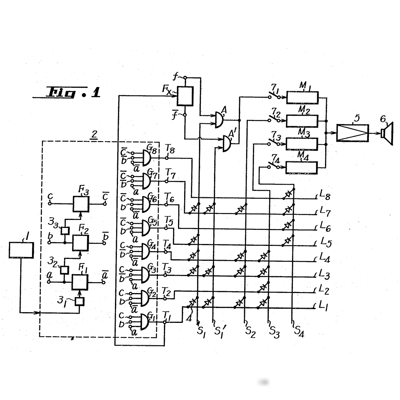 US Patent No. 3,482,027 – Nippon Columbia Co Ltd – Automatic Rhythm Instrument - Patents Rock - Russell IP