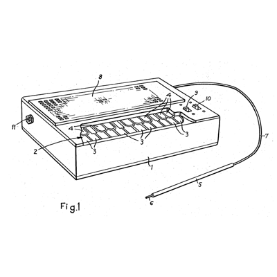 US Patent No. 3,524,365 – Moviecol Enterprises Ltd – Electronic Musical Instruments Played By Means Of A Stylus - Patents Rock - Russell IP