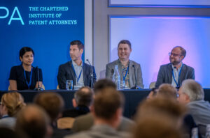 Russell IP Founder and Director Iain Russell and the other speakers on the AI in Patent Attorney Office Practice panel discussion at CIPA Congress 2025: AI in IP