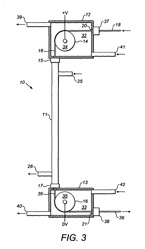 Example figure from Tisics granted UK patent GB2462846