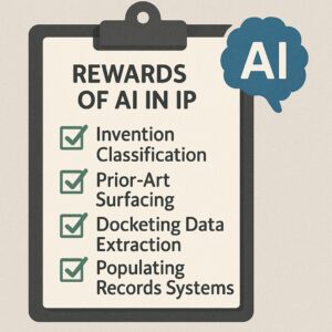 Image representing AI in IP: Risks and Rewards